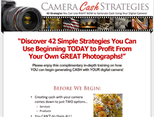 Tablet Screenshot of cameracashstrategies.com